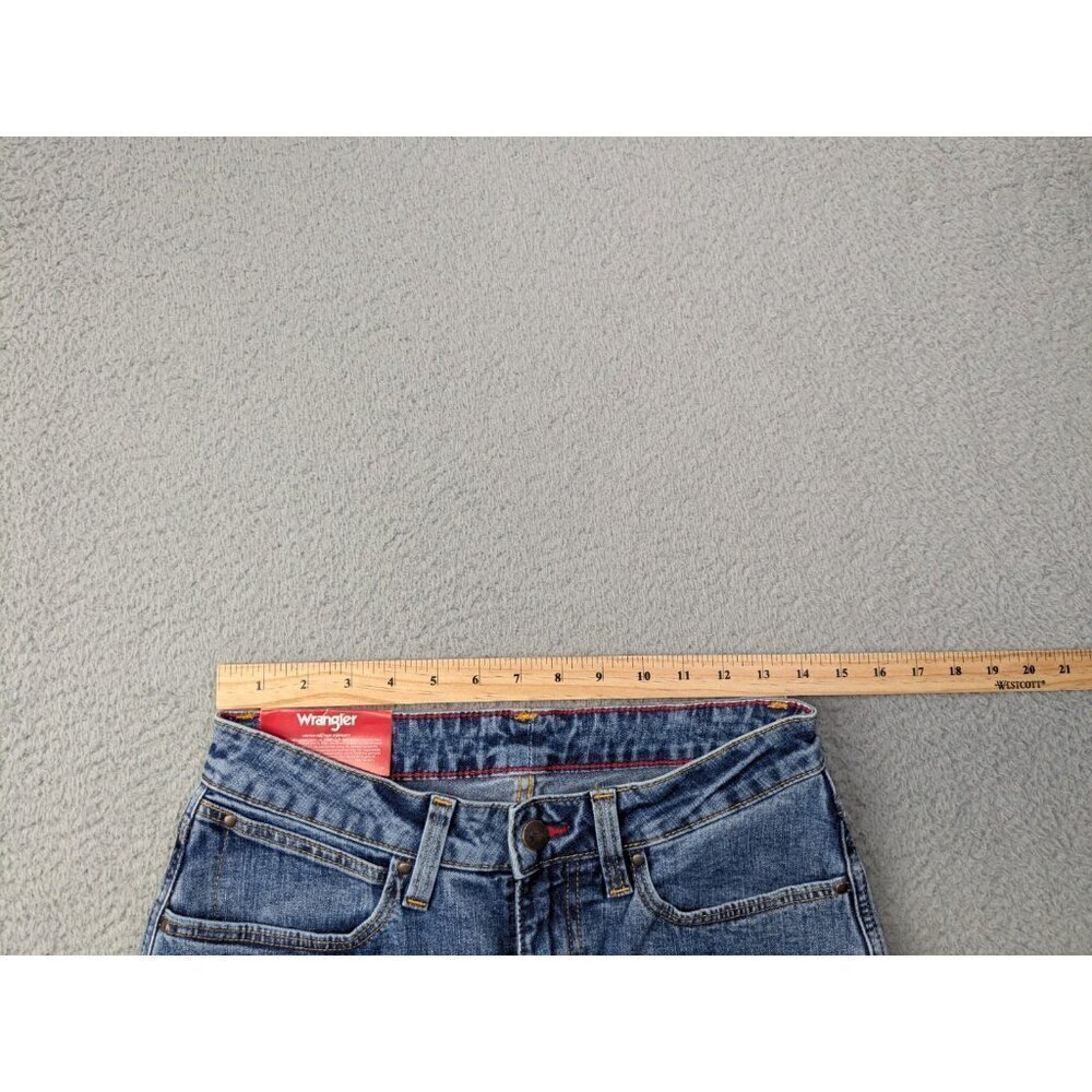 Wrangler Cowboy Cut High Rise 18MWZ Jeans Womens 5/6 x 32 Slim Fit Tapered Leg - Picture 11 of 15